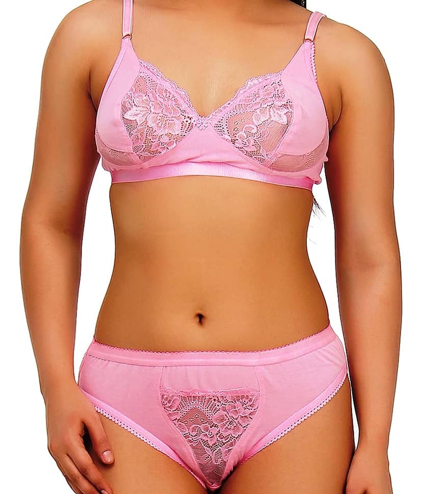 TCG Multi Color Cotton Lycra Bra & Panty Set view 2
