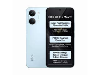 Poco X8 Pro Max 5G Smartphone 12GB RAM, 256GB Storage - Blue
