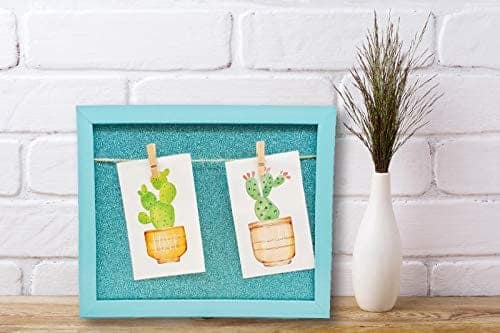 Rack Jack Wall Frame with Wooden Clips - Glitter - Blue view 4