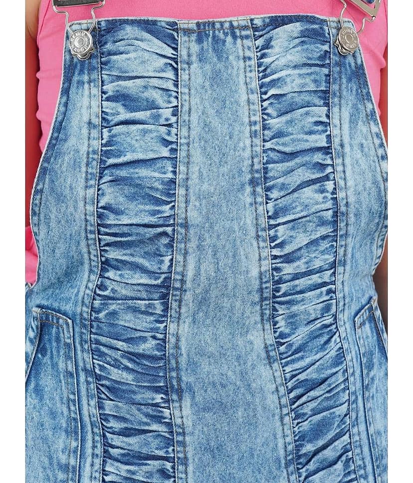 Being Naughty Girls Denim Dungarees ( Pack of 1 , Blue ) view 2