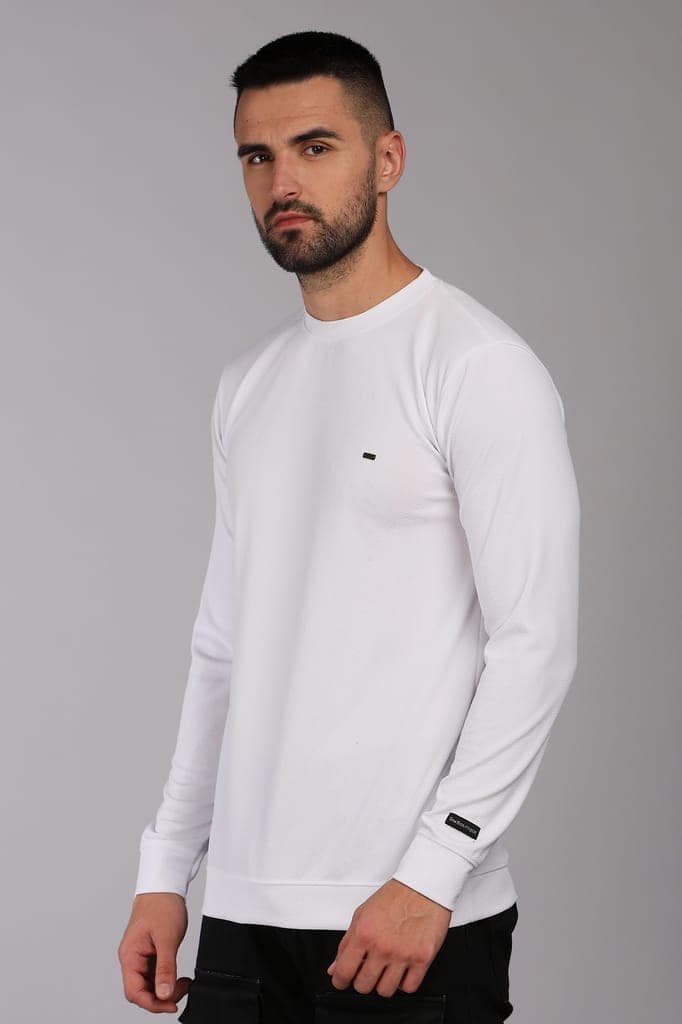 Men Solid Round Neck Polyester T-Shirt view 2
