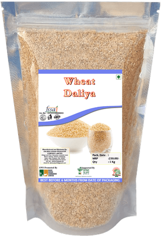 Wheat Daliya 1Kg - 100% Pure & Natural + Moong Dal - 1kg - 100% Pure