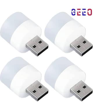 GEEO - 1w Natural White LED Bulb ( Pack of 8 )