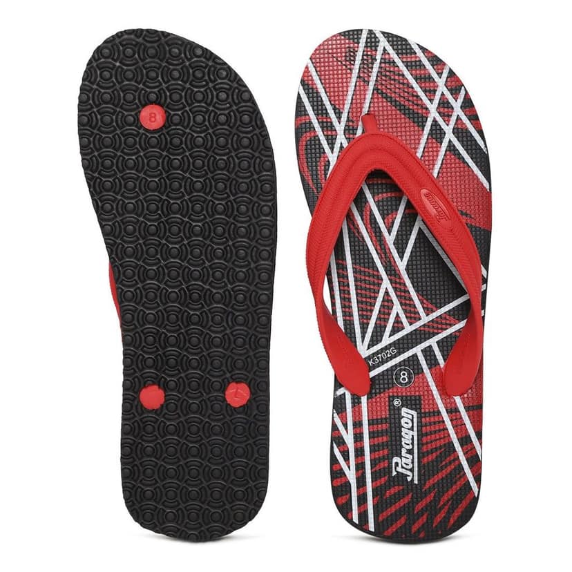 Paragon Walkaholic Men's Red Slippers view 7