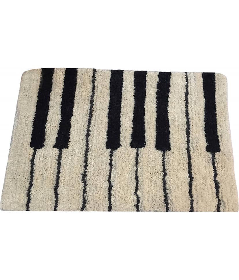 Aazeem Antiskid Cotton Door Mat ( 60 X 40 cm ) Set of 4 Yellow view 2
