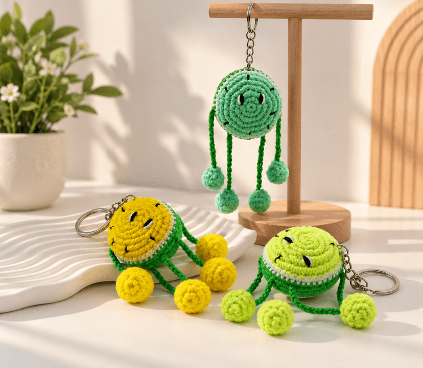 Handmade Decorative Key Chains for Bags and Everyday Accessories view 2