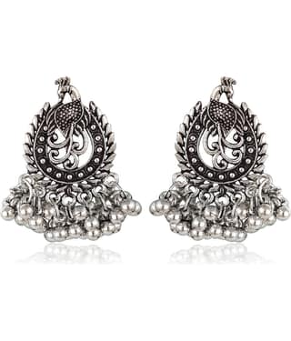 Vighnaharta - Black Drop Earrings ( Pack of 1 )