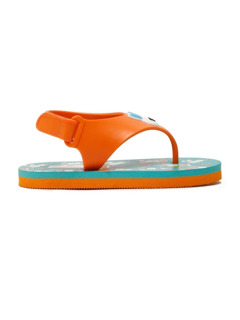 Premium Bunny Jellies Flip-flops for Kids - Orange (Unisex) view 4