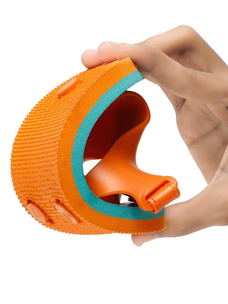 Premium Bunny Jellies Flip-flops for Kids - Orange (Unisex) view 5