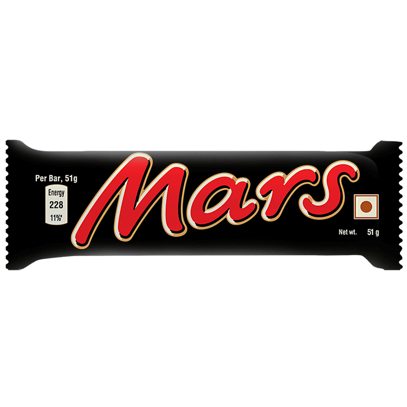 Mars Nougat & Caramel Filled Chocolate Bar, 51 G Pouch view 2