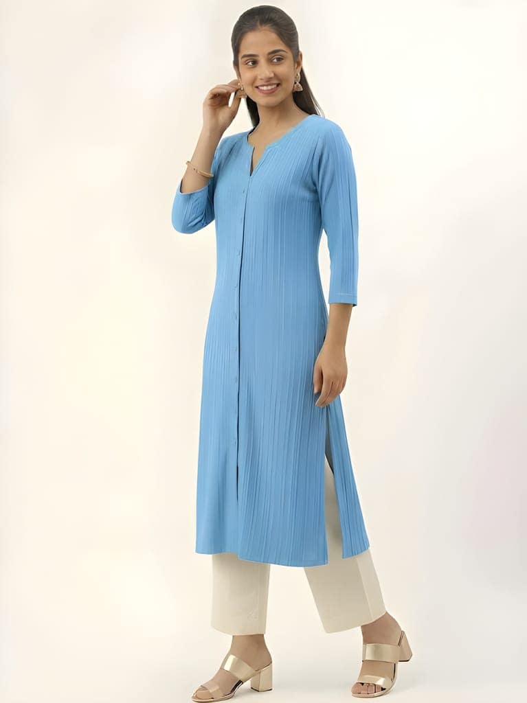 Designer Kurti for Women, Trendy Ethnic Fashion Wear, Beautiful Casual and Festive Outfit for Parties, Functions and Family Gatherings