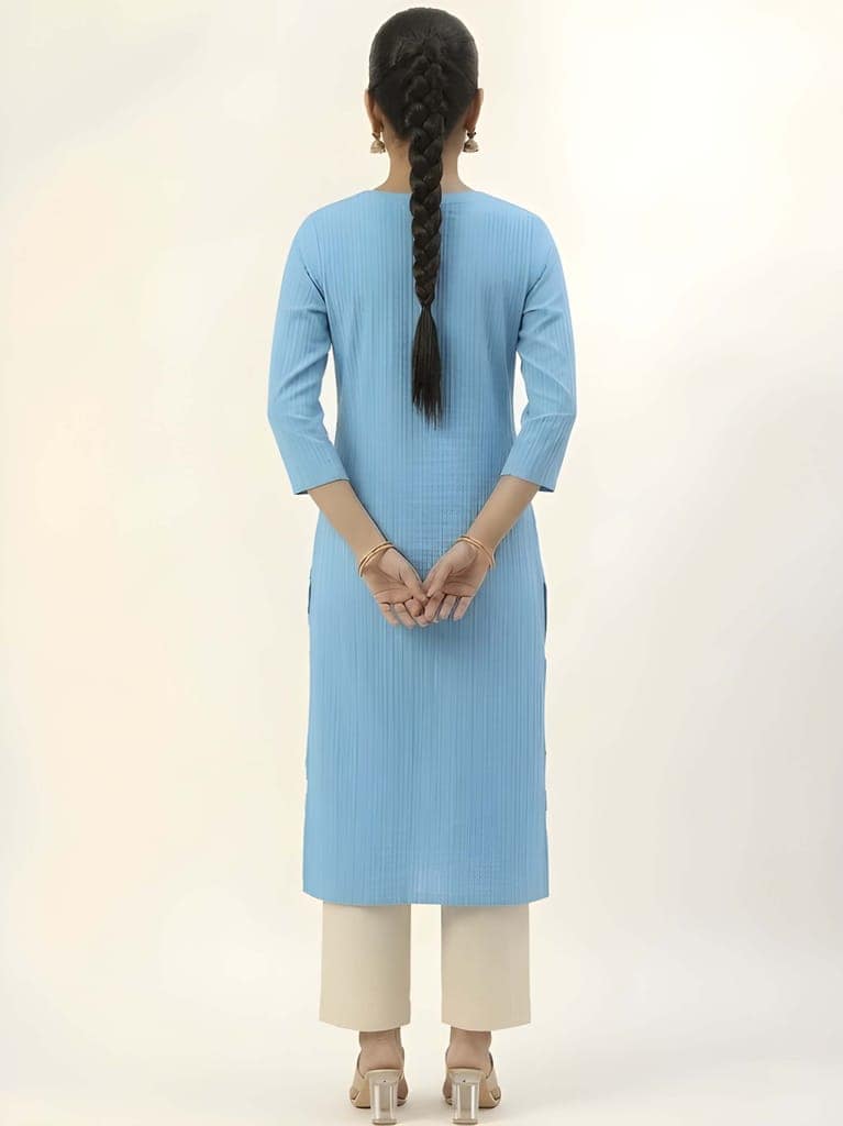 Designer Kurti for Women, Trendy Ethnic Fashion Wear, Beautiful Casual and Festive Outfit for Parties, Functions and Family Gatherings view 5