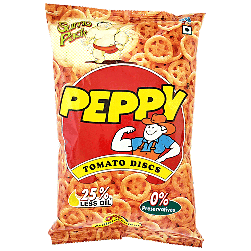 Peppy Tomato Discs Made With Wheat Flour - 60 g