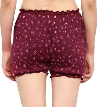 Combo of 5 - Women Daily Wear Comfy Printed Bloomer Panties - Multi-colour. view 3