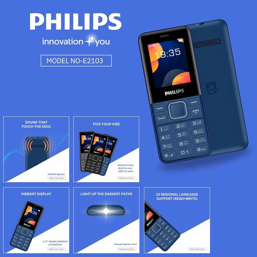 Philips Keypad Mobile- E2103 view 4