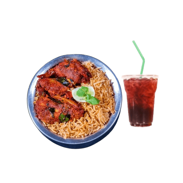 Guntur Chicken Biryani Combo
