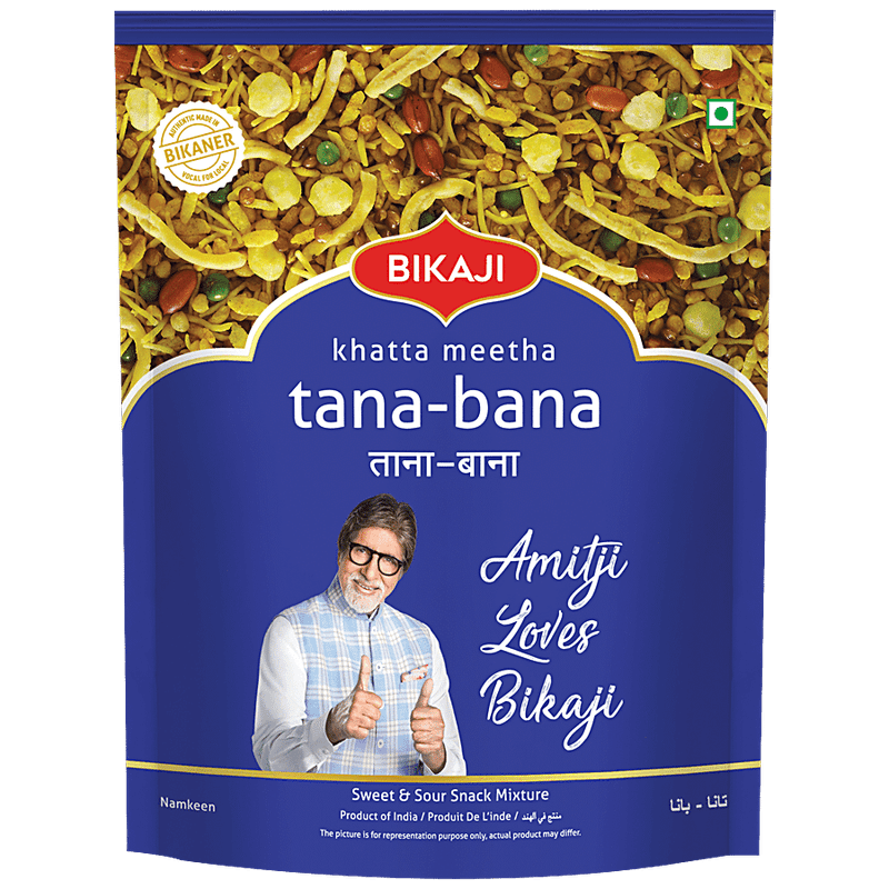Bikaji Tana Bana Khatta Mitha, 400 gm view 2