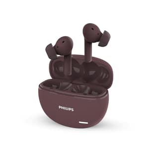 PHILIPS Audio TAT1179RD/94 True Wireless in Ear Earbuds with Pocket Sized Charging Case, Play Time Upto 45Hrs, 10mm Dynamic Drivers, Inbuilt Mic, IPX4 Splash & Sweat Resistant (Red) PHILIPS Audio TAT1179RD/94 True Wireless in Ear Earbuds with Pocket Size