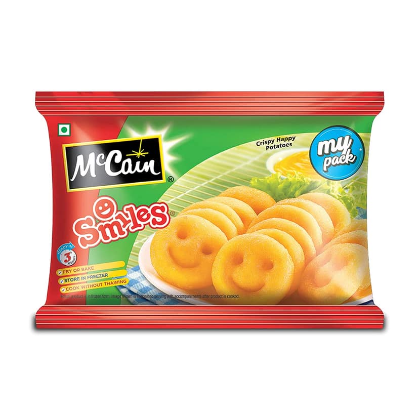 McCain Smiles - Crispy Happy Potatoes, 175 gm