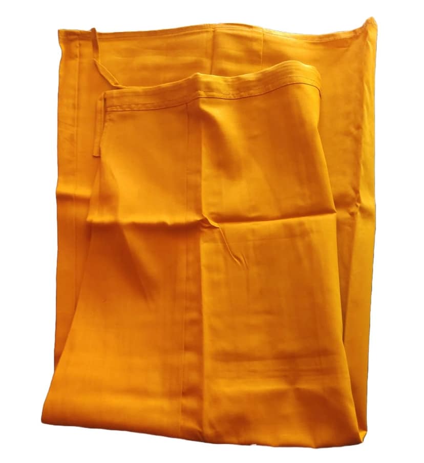 Mustard Cotton Petticoat Bethamcherla view 3
