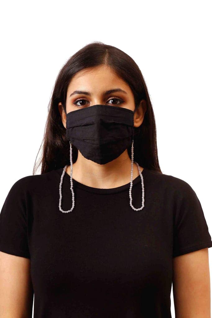 Semi Precious Beaded Mask Chain (Unisex) view 5