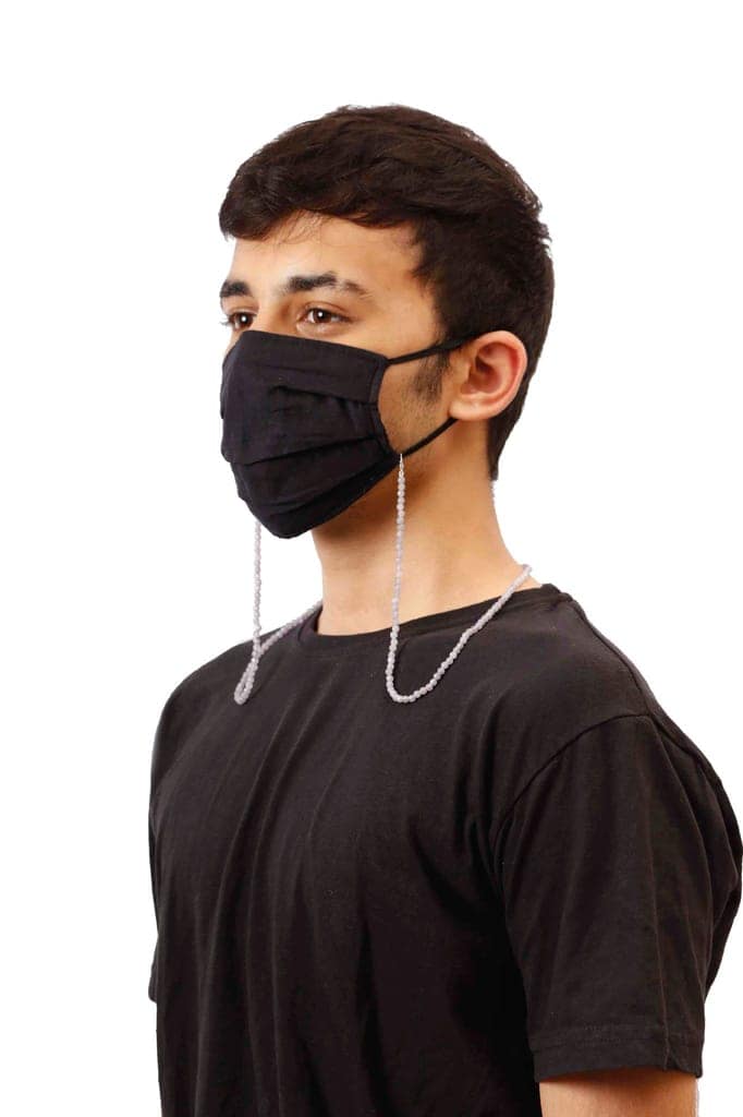 Semi Precious Beaded Mask Chain (Unisex) view 7