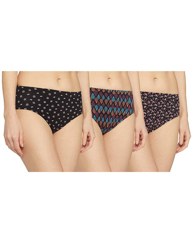 Enamor Women's CR17P Hipster Printed Panties Pack of 3 view 3