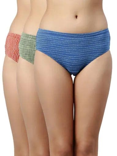 Enamor Women's CR17P Hipster Printed Panties Pack of 3 view 4