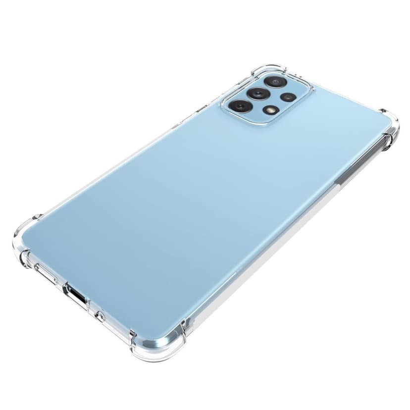 USTIYA for Samsung Galaxy A73 Case Clear TPU Four Corners Cover Transparent Soft funda view 5