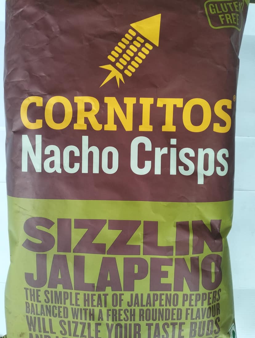 Cornitos Nacho crisps Sizzli Jalapeno