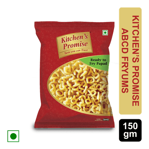 Kitchen's Promise ABCD Fryums, 150 gm Pouch view 2