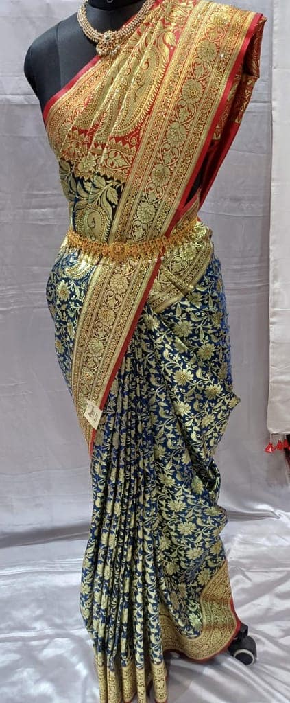 Bridal Banarasi Silk Saree view 2