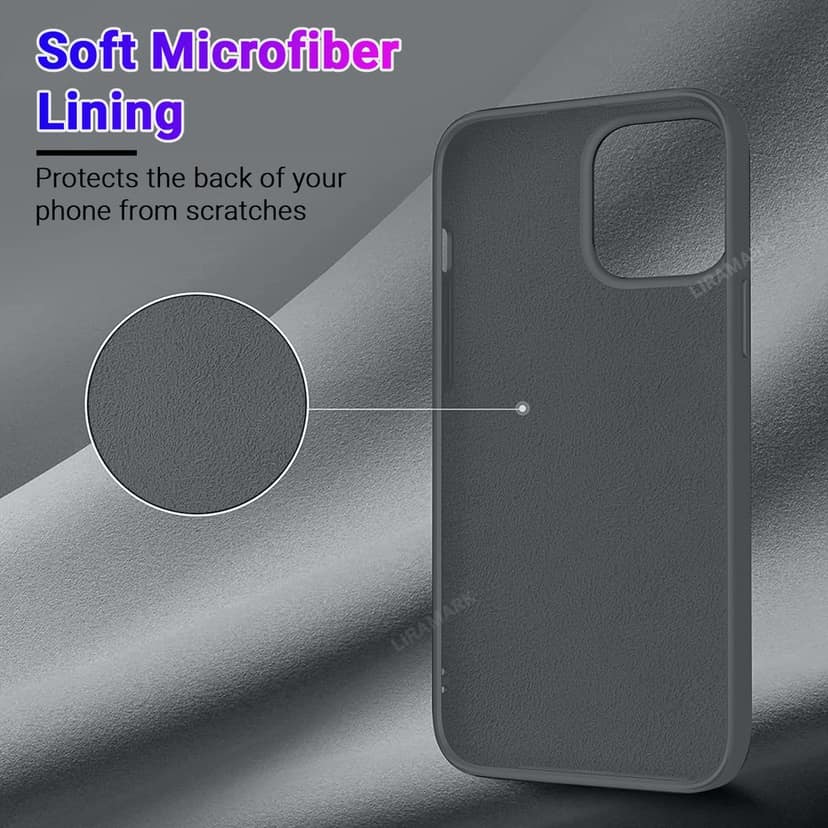 LIRAMARK Liquid Silicone Soft Back Cover Case for Apple iPhone 14 (6.1 inch) view 4