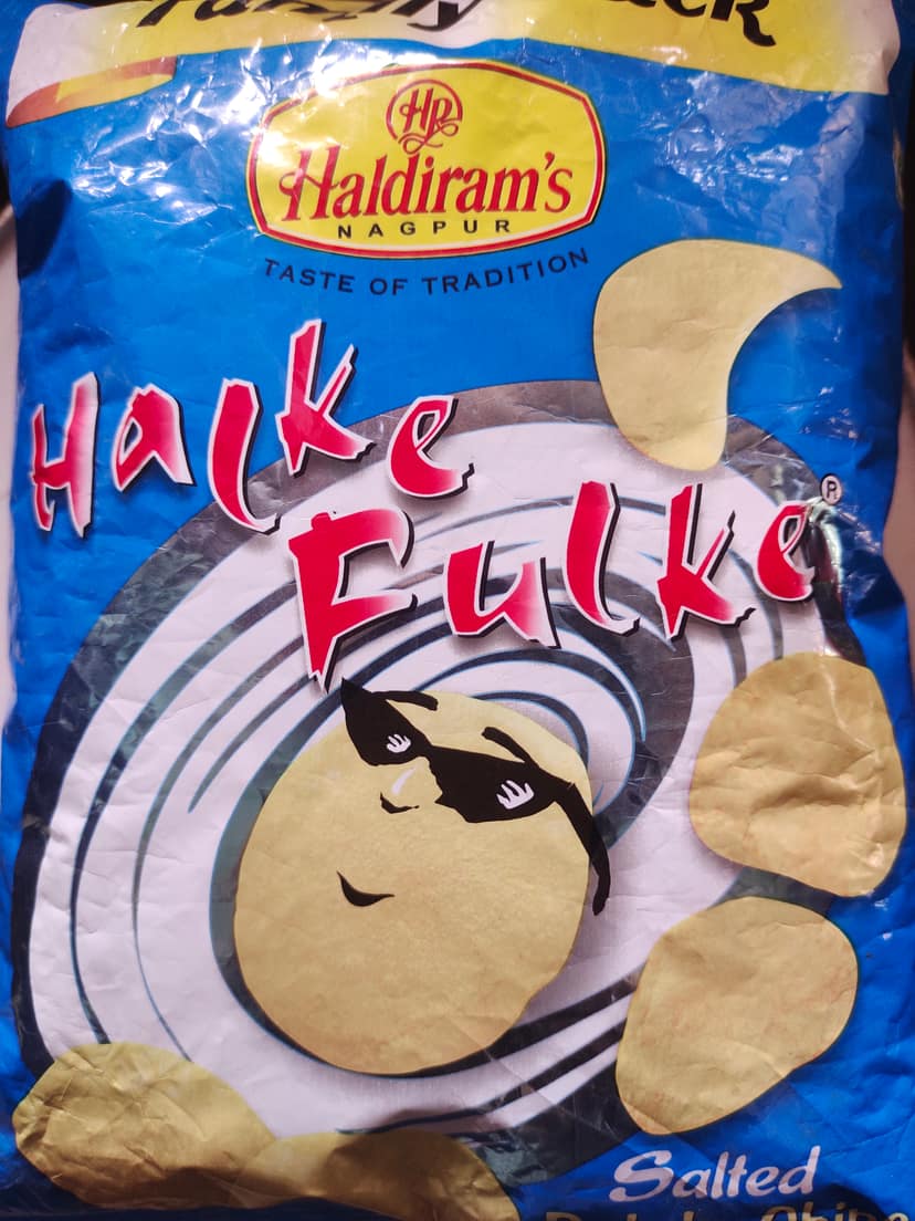 Haldirams halke fulke salted potato chips