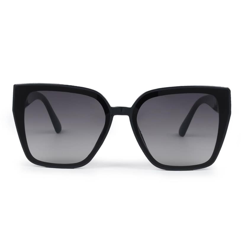 Eyenaks Premium Leather Sunglass For Women | UV400 Protection | Elegant Leather Design | Pack Of 1 (Blue) view 2