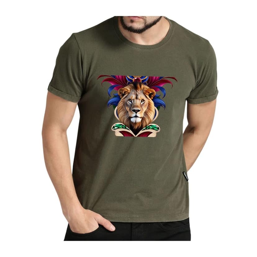Trishoolin SSHAYU Printed T-Shirt | Design 10196MB | Regular Fit | Crew Neck / Round Neck Half Sleeve | Pack of 1