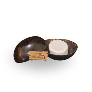 CocoLand Coconut Shell Soap Holder / Coconut Oil Polished