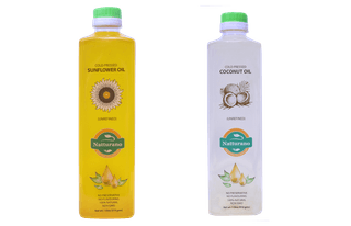 sunflower oil 1l +coconut oil 1l