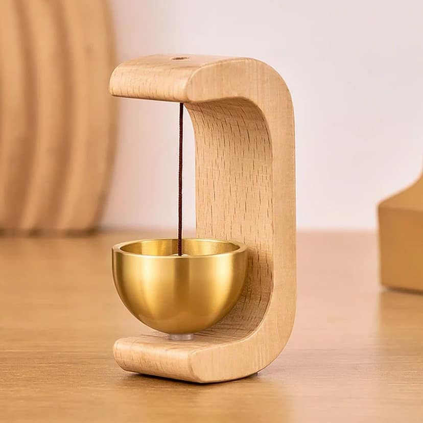 Premium Desktop Japanese-Style Zen Bell (1 Pc) view 6