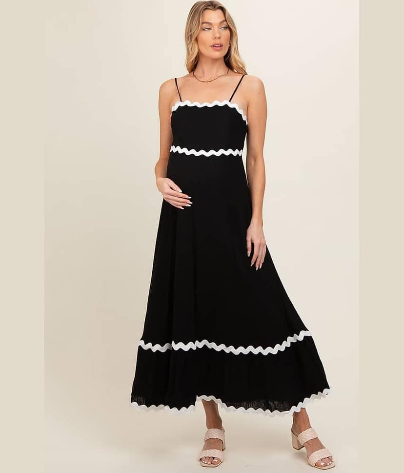 Sheetal associates Women Cotton Fit & Flare Dress ( Black ) view 2