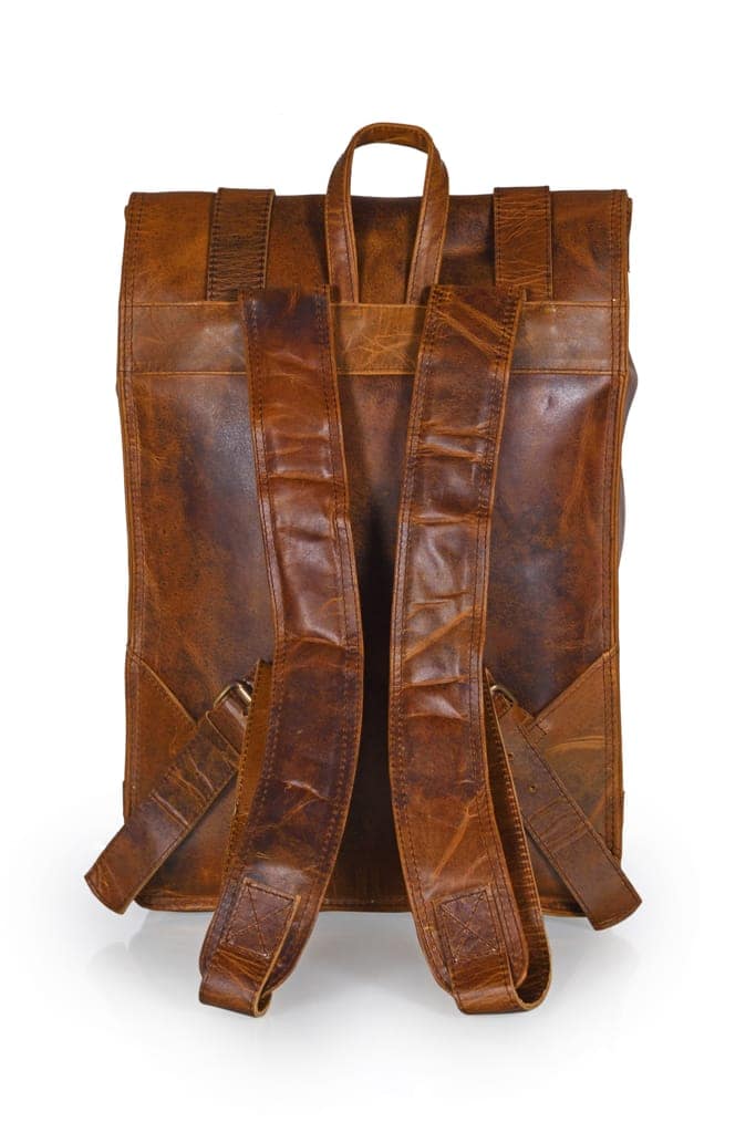 JITENDRA CHITARA; Light Brown Handcrafted Leather Bags for girls view 2