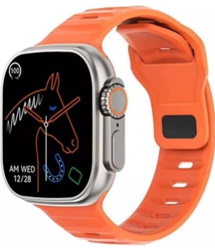 VEhop - BLAZE ULTRA 2.0" Inch IPS Display Orange Smart Watch view 2