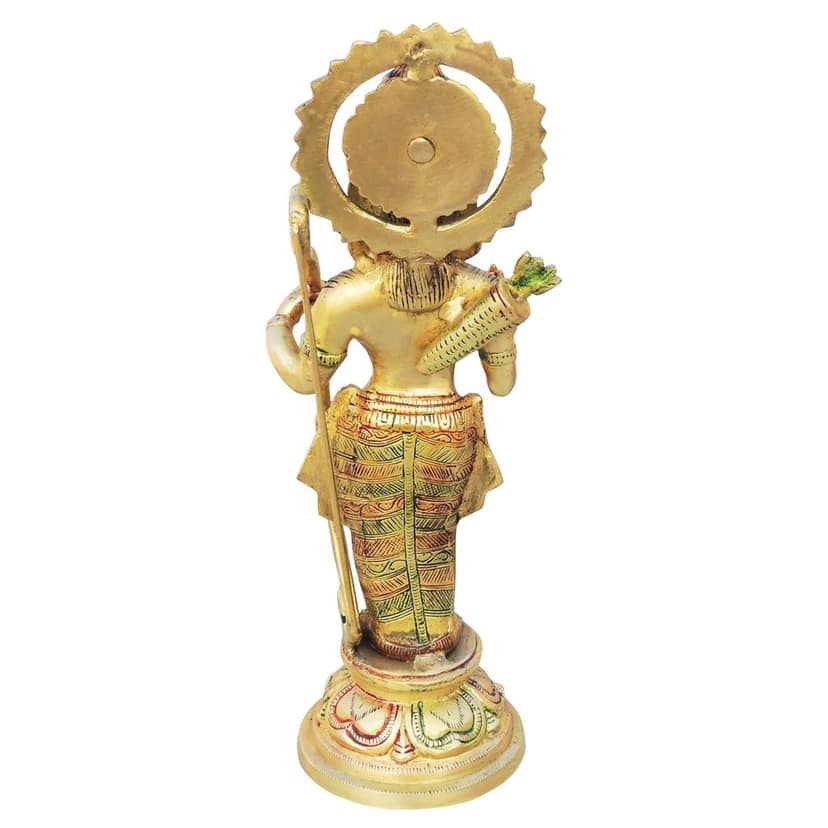 Brass Showpiece Ram Ji Statue Idol (BSMAS1543 R) view 3