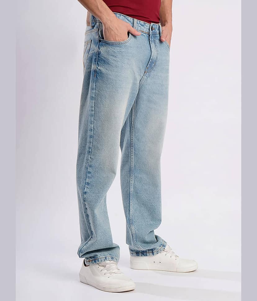 Bene Kleed Straight Basic Men's Jeans - Blue ( Pack of 1 ) view 2