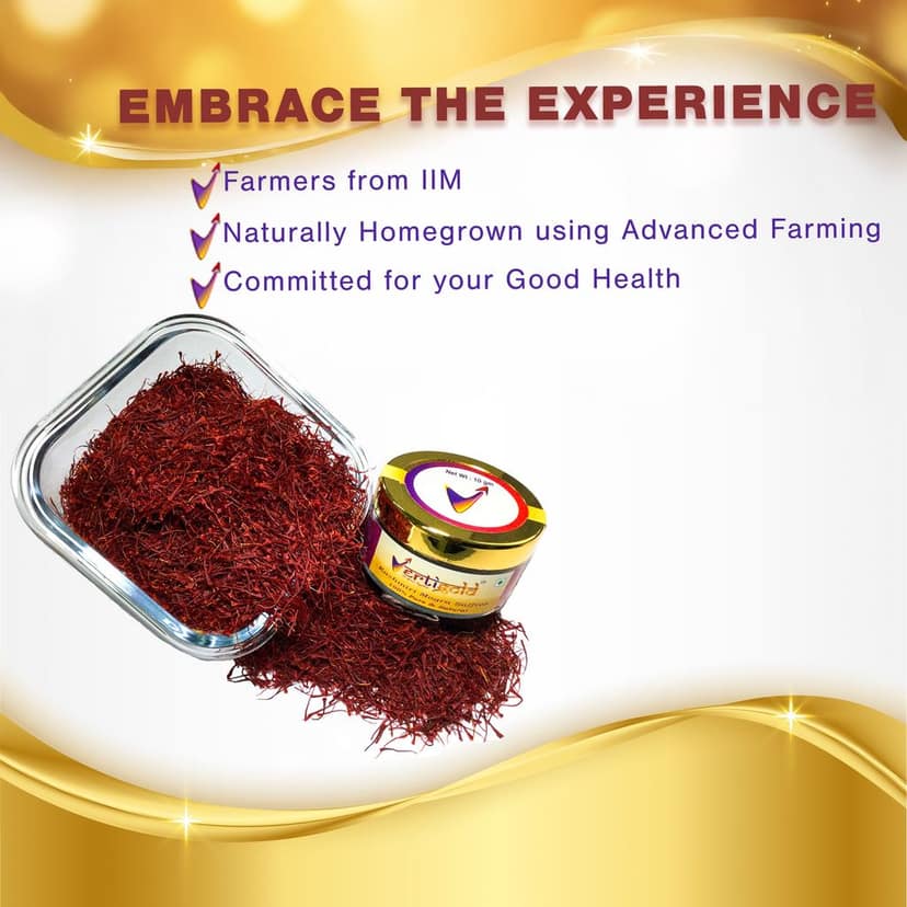Kashmiri Pure Saffron - Mongra 5 GM view 8