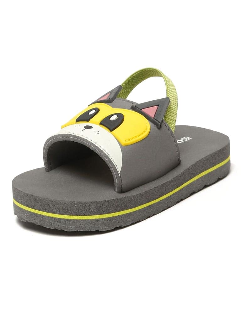 Premium Puppy Artistic Sliders - Grey (Unisex) view 6