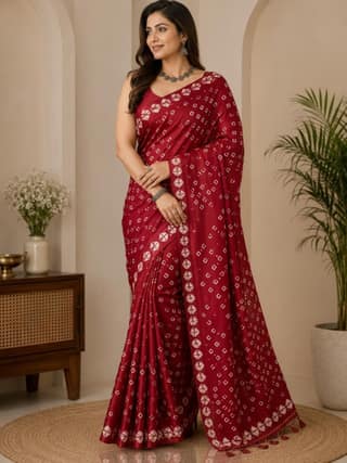 Satin Silk Saree