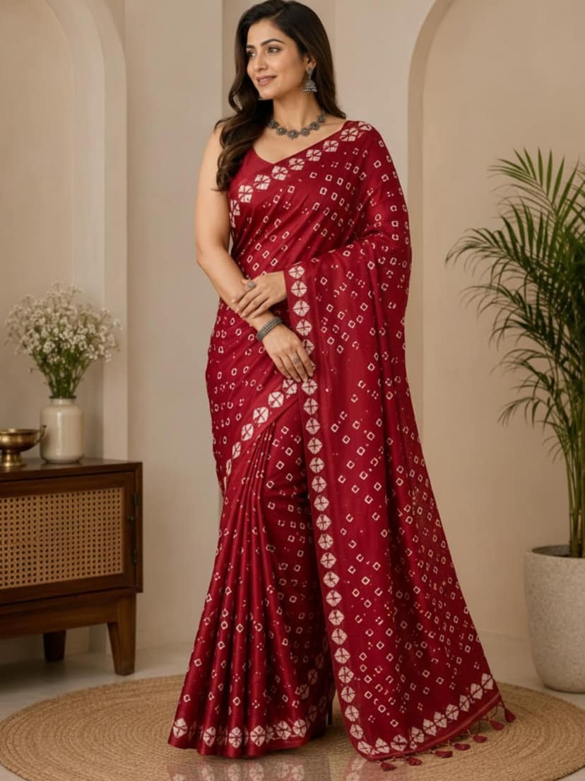 Satin Silk Saree