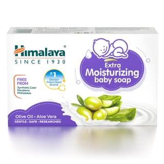 HIMALAYA EXTRA MOISTURIZING BABY SOAP 125 GMS