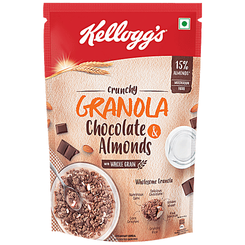 Kelloggs Crunchy Granola - Chocolate & Almonds, 450 g Pouch